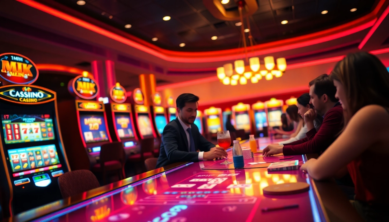 Experience the excitement of gaming at 888b.rodeo with vibrant casino scenes and engaging players.