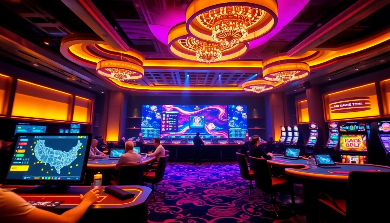 Experience the thrilling online casino atmosphere at 123b.faith with live dealer interactions and vibrant game icons.