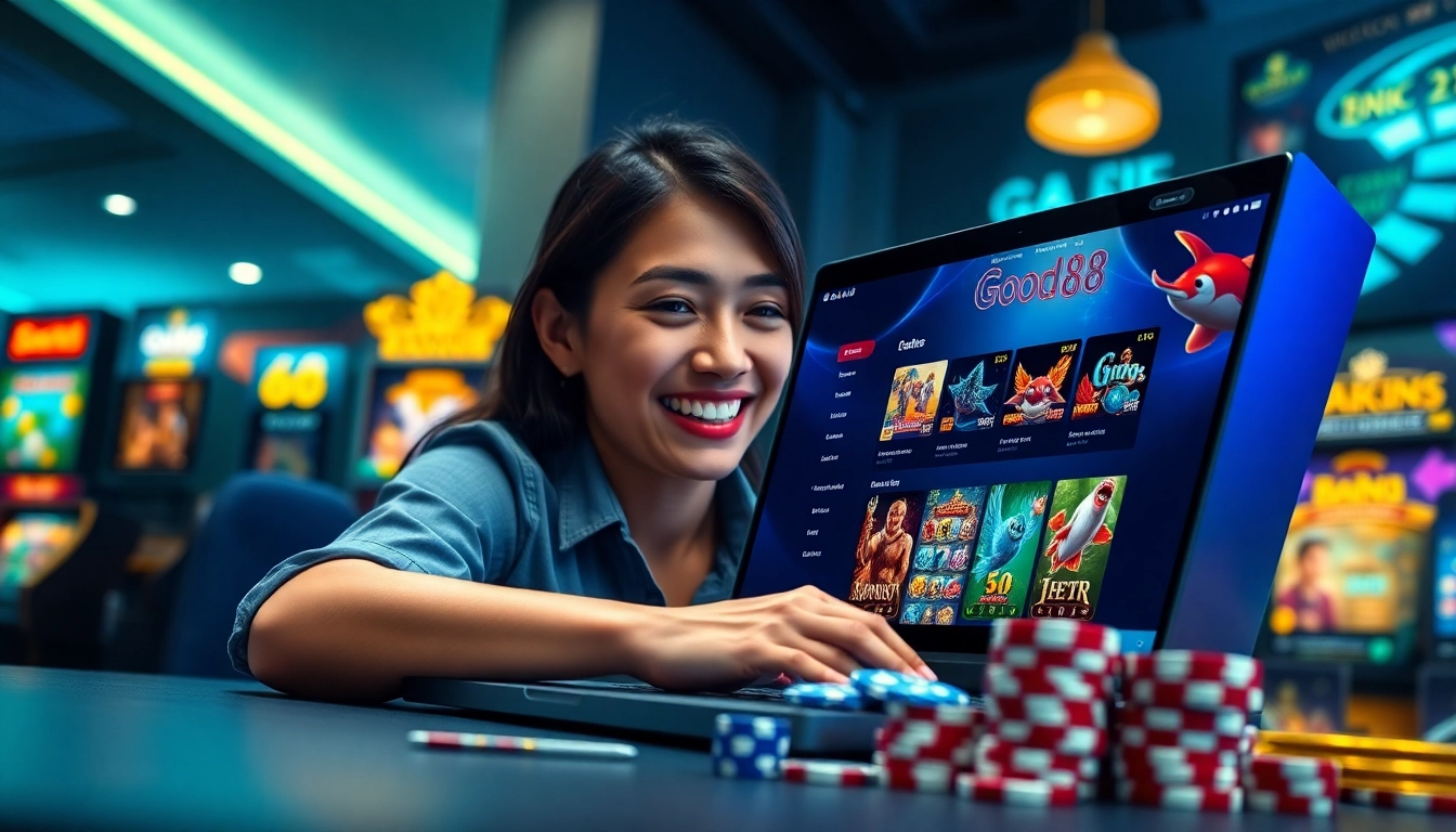 Engaging user experience on good88.hu.net showcasing vibrant online gambling activities.