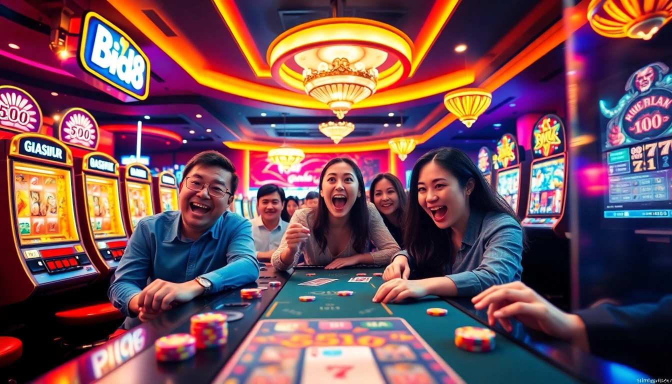 Dynamic gaming scene at stimmgewitter.org showcasing live casino action and excitement.