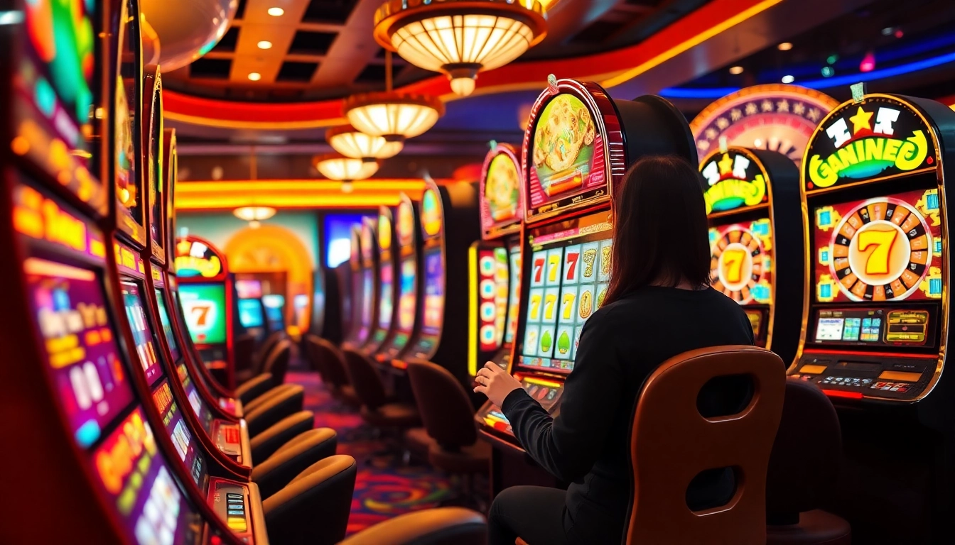 Experience the excitement of slot online gacor with vibrant machines and thrilling gameplay.